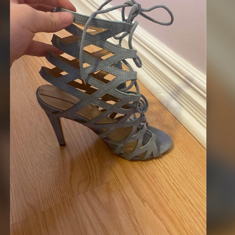 Aldo light blue heels